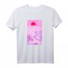 Vaporwave Japanisch Kranich T-Shirt mit Hokusai Kunst - Pastellfarbenes Kawaii Design für Streetwear und Teenager