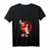 Damen Horror Art - Sexy Gothic Girl Burlesque T-Shirt mit V-Ausschnitt - Vintage Tattoo & Underground Punk Style