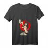 Damen Horror Art - Sexy Gothic Girl Burlesque T-Shirt mit V-Ausschnitt - Vintage Tattoo & Underground Punk Style