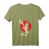 Damen Horror Art - Sexy Gothic Girl Burlesque T-Shirt mit V-Ausschnitt - Vintage Tattoo & Underground Punk Style