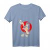 Damen Horror Art - Sexy Gothic Girl Burlesque T-Shirt mit V-Ausschnitt - Vintage Tattoo & Underground Punk Style