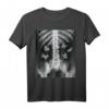Egirl Skeleton Xray Butterfly Harajuku T-Shirt – Dunkles Y2K, Grunge & Gothic Style für Halloween, Punkrock & Emo Fans