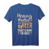 Lustiges Heavy Metal und Bier T-Shirt - Perfektes Geschenk für Metal- und Punkrock-Fans, Geburtstags- und Weihnachtsgeschenk