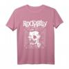 Horror Art - Rockabilly Schädel Kreuz T-Shirt - Psychobilly & Punk Rock Merchandise für Gothic & Alternative Fans