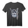 Oni Dämon Maske Teufel Japan Kult Retro Yokai T-Shirt – Harajuku Streetwear für Otaku, Anime, Manga & Vaporwave Fans