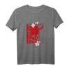 Japanisch Damon Art Face Skull Devil Oni Harajuku Aesthetic T-Shirt – Minimalistische Streetwear für Otaku, Anime Fans & Japan-Liebhaber