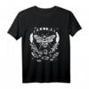 Honey Bee Moon Phasen Kristalle Gothic Punk Style Langarmshirt – Handgezeichnete Illustration mit Mond, Lavendel & Kristallen