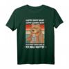Kaffee Redet Nicht Lustig Spruch T-Shirt – Perfektes Geschenk für Kaffeeliebhaber, Morgenmuffel & Schlummerfans