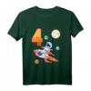 Kinder Astronaut T-Shirt zum 4. Geburtstag – Lustiges Weltraum Outfit für Jungen und Mädchen, ideales Geschenk für kleine Raumfahrer