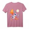 Kinder Astronaut T-Shirt zum 4. Geburtstag – Lustiges Weltraum Outfit für Jungen und Mädchen, ideales Geschenk für kleine Raumfahrer