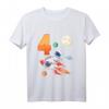 Kinder Astronaut T-Shirt zum 4. Geburtstag – Lustiges Weltraum Outfit für Jungen und Mädchen, ideales Geschenk für kleine Raumfahrer