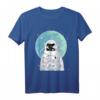 Retro-Weltraum-Meditations-Astronaut im Weltall T-Shirt – Stilvolles Geschenk für Weltraum- und Astronomie-Liebhaber jeden Alters