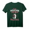 Echte Mädchen Spielen Volleyball T-Shirt – Perfektes Geschenk für Sportlerinnen, Trainerinnen und Volleyballfans zu Geburtstag & Weihnachten