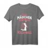 Echte Mädchen Spielen Volleyball T-Shirt – Perfektes Geschenk für Sportlerinnen, Trainerinnen und Volleyballfans zu Geburtstag & Weihnachten