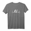 Vinyl Herzschlag - Vintage Retro Musik DJ Geschenk T-Shirt für Hip Hop, House, Techno & Funk Fans