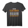 Elektriker hat immer Recht Elektroniker T-Shirt – Perfektes Geschenk für Elektrofachkräfte, Handwerker & Elektrotechniker
