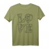 Kids Love T-Shirt zum Ausmalen – Kreatives Kinder T-Shirt zum Bemalen mit Stoffstiften, ideal für kreative Kids und Geschenke