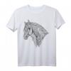 Niedliches Pferd zum Bemalen & Ausmalen für Kinder - Kreatives DIY T-Shirt für Geburtstage, Weihnachten & Bastelparty