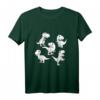 Dinosaurier Malerei T-Shirt für Kinder – Kreatives Dino Geschenk mit Ausmalmotiven, ideal für Kindergarten, Schule und Dinosaurier-Fans