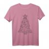 Weihnachtsbaum zum Ausmalen T-Shirt mit Stoffmarkern – Kreatives Geschenk für Kinder und Erwachsene