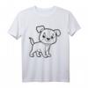 Niedliches Hundemotiv zum Bemalen & Ausmalen für Kinder - Kreatives DIY T-Shirt für Geburtstag, Weihnachten & Bastelspaß