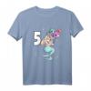 Kinder Meerjungfrau T-Shirt zum 5. Geburtstag für Mädchen - Lustiges Geburtstagsgeschenk für Tochter & Kindergeburtstag
