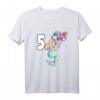 Kinder Meerjungfrau T-Shirt zum 5. Geburtstag für Mädchen - Lustiges Geburtstagsgeschenk für Tochter & Kindergeburtstag