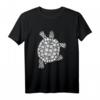 Schildkröten-Illustration für Erwachsene mit Edelsteinmuster T-Shirt – Perfekt für Tier- und Kunstliebhaber als Geschenk
