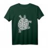 Schildkröten-Illustration für Erwachsene mit Edelsteinmuster T-Shirt – Perfekt für Tier- und Kunstliebhaber als Geschenk