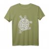 Schildkröten-Illustration für Erwachsene mit Edelsteinmuster T-Shirt – Perfekt für Tier- und Kunstliebhaber als Geschenk