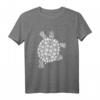 Schildkröten-Illustration für Erwachsene mit Edelsteinmuster T-Shirt – Perfekt für Tier- und Kunstliebhaber als Geschenk