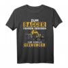 Zum Bagger fahren geboren T-Shirt für Kinder - Cooles Baustellen Motiv für junge Baggerfans und kleine Baumeister