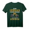 Zum Bagger fahren geboren T-Shirt für Kinder - Cooles Baustellen Motiv für junge Baggerfans und kleine Baumeister
