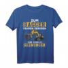 Zum Bagger fahren geboren T-Shirt für Kinder - Cooles Baustellen Motiv für junge Baggerfans und kleine Baumeister