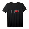 Feuerwehr Auto mit Herzschlag EKG Puls T-Shirt – Perfektes Geschenk für Feuerwehrleute & Rettungskräfte