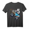 Kinder Geburtstag Shirt Monster Truck für 5 Jahre Jungen und Mädchen - Klassisch geschnitten, perfekt für Kindergeburtstag & Fans