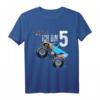 Kinder Geburtstag Shirt Monster Truck für 5 Jahre Jungen und Mädchen - Klassisch geschnitten, perfekt für Kindergeburtstag & Fans