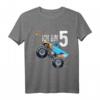 Kinder Geburtstag Shirt Monster Truck für 5 Jahre Jungen und Mädchen - Klassisch geschnitten, perfekt für Kindergeburtstag & Fans