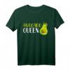 Avocado Königin Damen T-Shirt für Keto, Vegetarier & Veganer – Gesunder Lifestyle & Guacamole Liebe