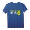 Avocado Königin Damen T-Shirt für Keto, Vegetarier & Veganer – Gesunder Lifestyle & Guacamole Liebe