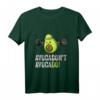 Lustiges Avocado Gewichtheben Gym T-Shirt – Vegan, Motivationsshirt für Fitnessstudio, Männer, Frauen & Kinder