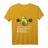 Lustiges Avocado Gewichtheben Gym T-Shirt – Vegan, Motivationsshirt für Fitnessstudio, Männer, Frauen & Kinder