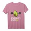 Lustiges Avocado Gewichtheben Gym T-Shirt – Vegan, Motivationsshirt für Fitnessstudio, Männer, Frauen & Kinder