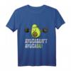 Lustiges Avocado Gewichtheben Gym T-Shirt – Vegan, Motivationsshirt für Fitnessstudio, Männer, Frauen & Kinder