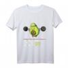 Lustiges Avocado Gewichtheben Gym T-Shirt – Vegan, Motivationsshirt für Fitnessstudio, Männer, Frauen & Kinder