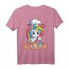 Einhorn Cupcake T-Shirt für Mädchen – Lustiges Back- und Kuchenmotiv mit Regenbogen, perfektes Geschenk für Kinder, Geburtstags- oder Weihnachtsgeschenk