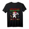 Dabbing Einhorn Weihnachts Back Team T-Shirt – Lustiges Festtagsoutfit für Familien und Freunde beim Backen