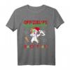 Dabbing Einhorn Weihnachts Back Team T-Shirt – Lustiges Festtagsoutfit für Familien und Freunde beim Backen