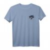 Ozymandias Japan Shirt mit Rücken-Print - Literarisches Statement-Shirt mit Gedicht und Blumenmuster