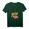 Damen Back to the 90s Graffiti T-Shirt mit V-Ausschnitt – Nostalgisches 90er Jahre Kostüm & Geschenk für Kinder und Erwachsene